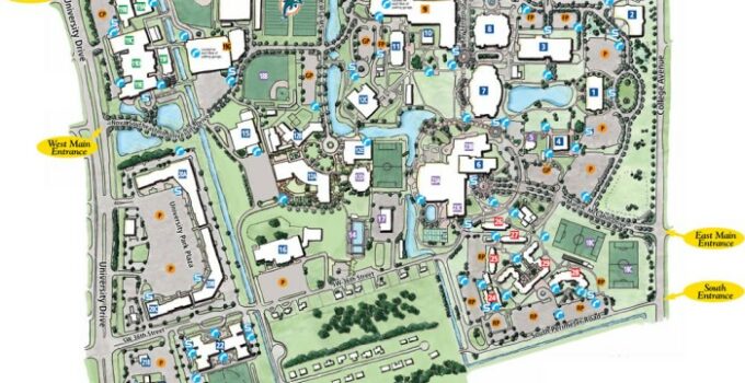 Nsu Map Of Campus