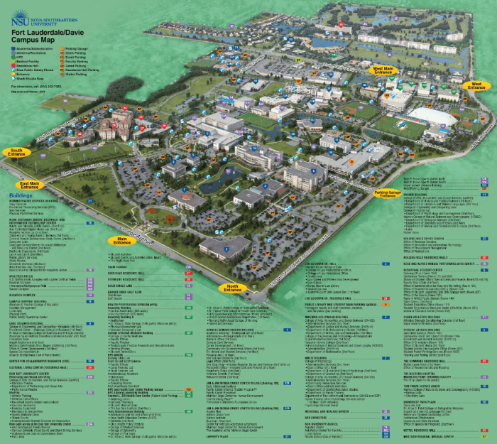 Nsu Map Of Campus