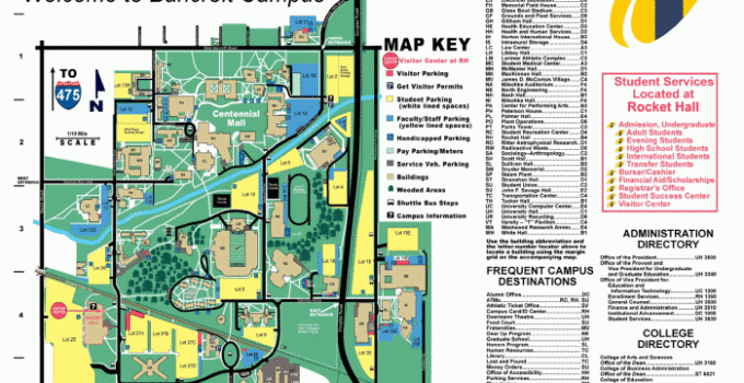 University Of Toledo Campus Map