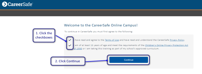 Campus Careersafe Online